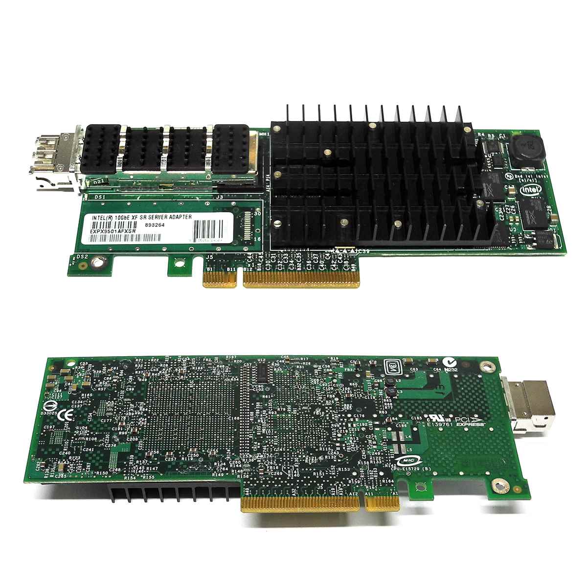 Intel 10GbE XF SR Single Port FC Server Adapter EXPX9501AFXSR ohne Bracket Intel 10GbE XF SR Single Port FC Server Adapter EXPX9501AFXSR ohne Bracket