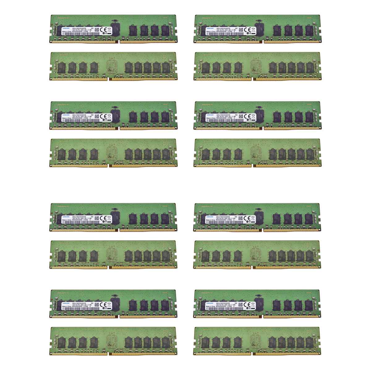 256GB RAM Samsung 16x16GB 1Rx4 PC4-2666V -R DDR4 RAM M393A2K40CB2-CTD 256GB RAM Samsung 16x16GB 1Rx4 PC4-2666V -R DDR4 RAM M393A2K40CB2-CTD