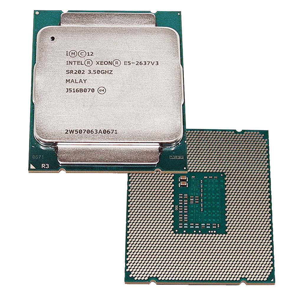 2x Intel Xeon Processor E5-2637 V3 15 MB SmartCache 3.5 GHz 4 Core FCLGA2011-3 SR202