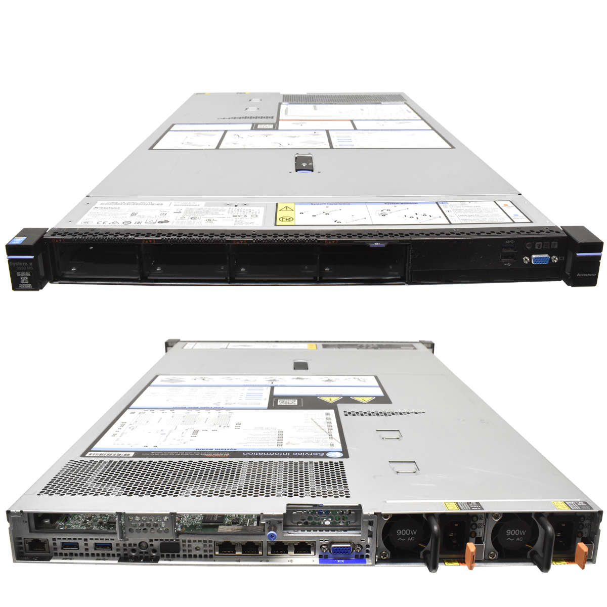 Lenovo-System-x3550-M5-Server-no-CPU-no-PC4-RAM-no-001.jpg Lenovo System x3550 M5 Server no CPU no PC4 RAM no LCD 2x Heatsink M5210 8x SFF