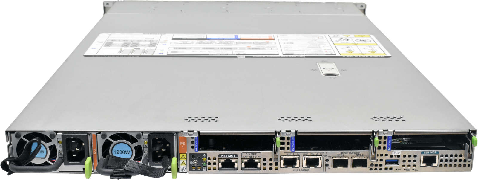 Sun Oracle X8-2 Rack Server no CPU no PC4 RAM 2x HS 8x SFF 2,5" ohne HDD SAS9361-16i