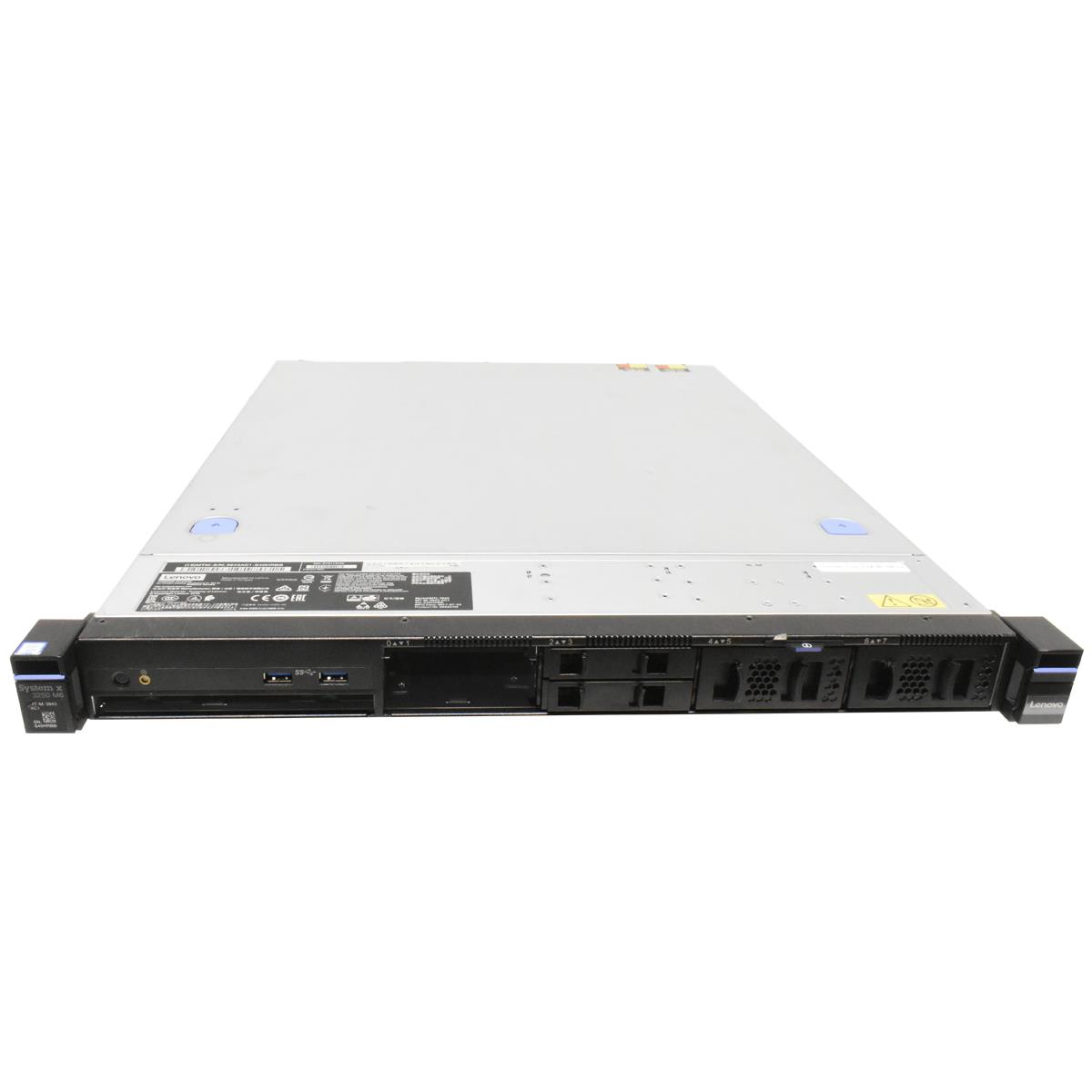 Lenovo System x3250 M6 Server E3-1220 v5 QC CPU 3.00 GHz 8GB DDR4 RAM 4x SFF 2,5 1x M1210 Lenovo System x3250 M6 Server E3-1220 v5 QC CPU 3.00 GHz 8GB DDR4 RAM 4x SFF 2,5 1x M1210