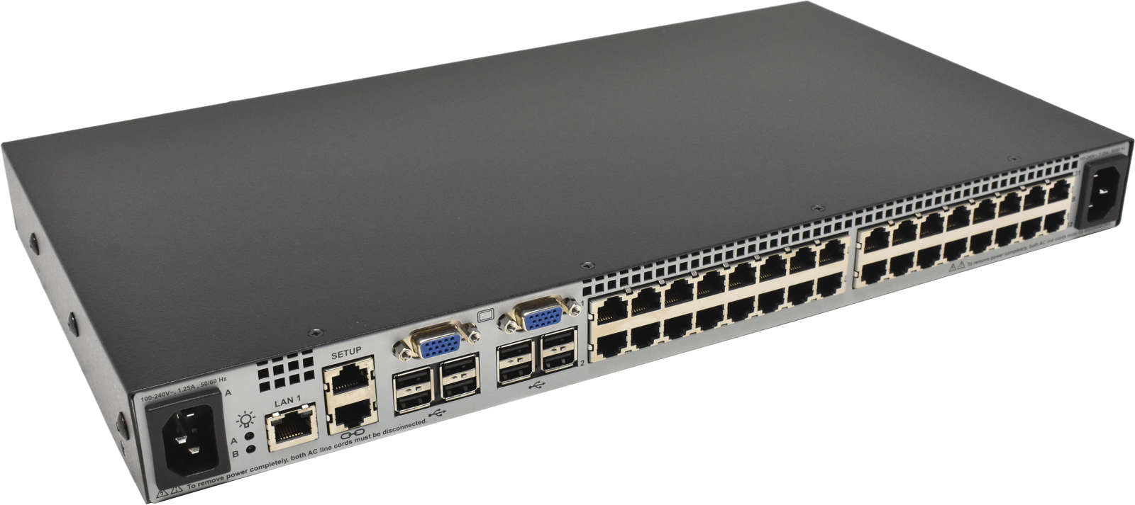 HP-0X2X32-KVM-SVR-CNSL-G2-VM-CAC-SW-Console-Switch-006.jpg HP 0X2X32 KVM SVR CNSL G2 VM CAC SW Console Switch AF619A 32-Port +Accessories NEW