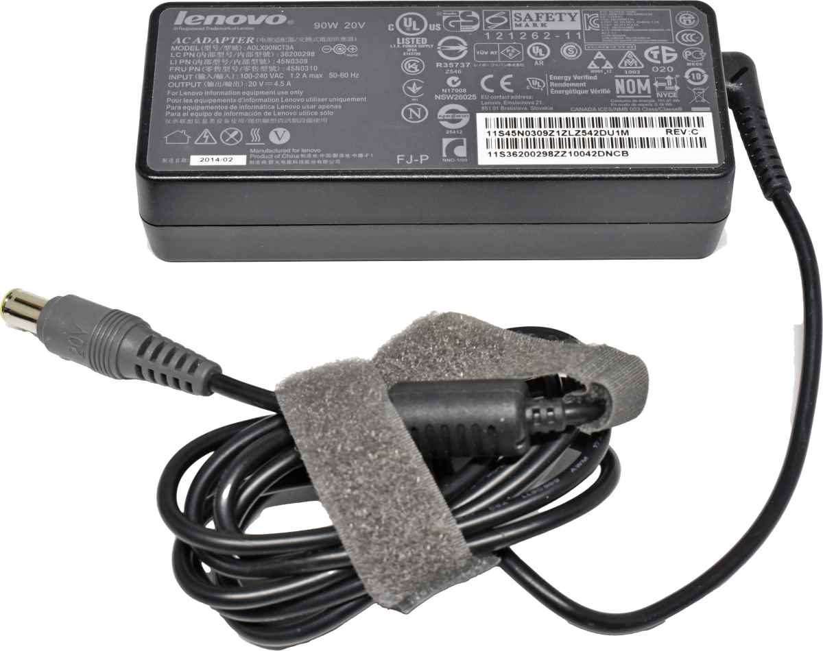 Lenovo Netzteil 90W FRU/PN: 45N0310 T430, T520, T420, T510, T500, T410, T400, T61, T60, E545, E445, E145, E535, E435, E335, E135, E530, E430, E330