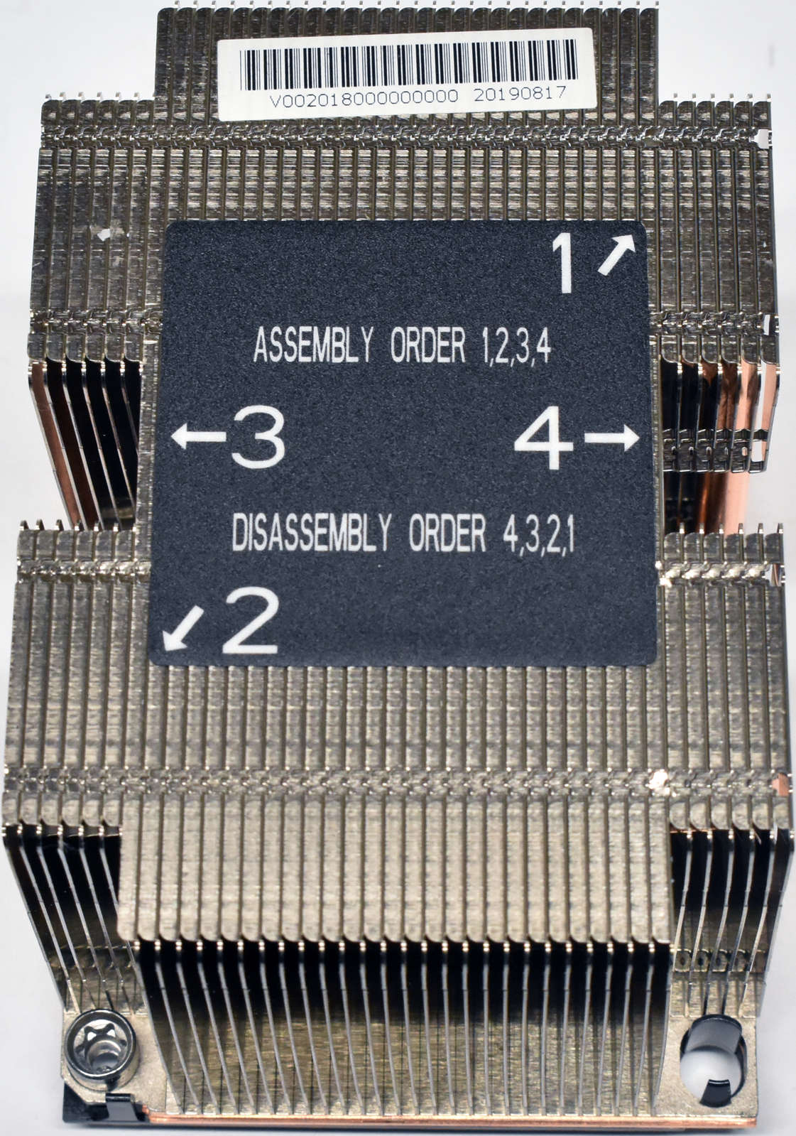 HP DL560 G10 CPU Heatsink Kühler V00200Y000000000 V002018000000000
