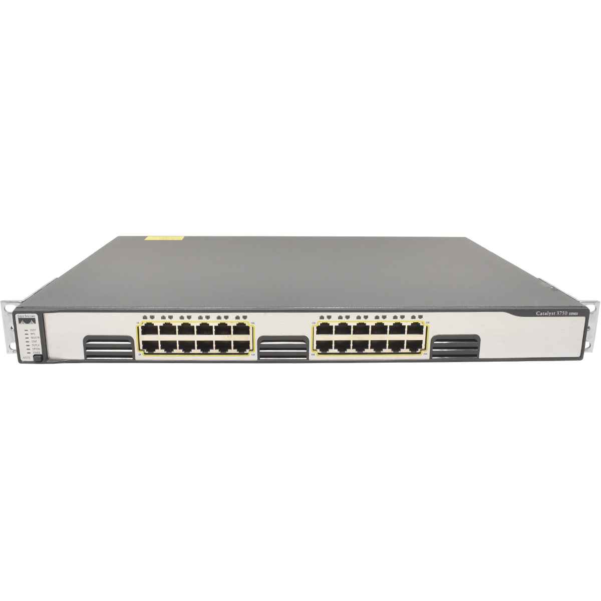 Cisco Catalyst WS-C3750G-24T-S 24-Ports RJ-45 GE Rack Ears
