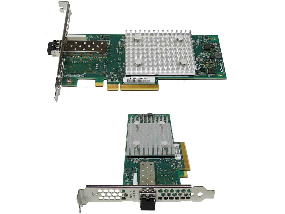 Dell Qlogic QLE2690-DEL 1x 16GB FC Port PCle x8 Server Adapter BK3210407-26 0P8PCK 0YNFDG FP Dell Qlogic QLE2690-DEL 1x 16GB FC Port PCle x8 Server Adapter BK3210407-26 0P8PCK 0YNFDG FP