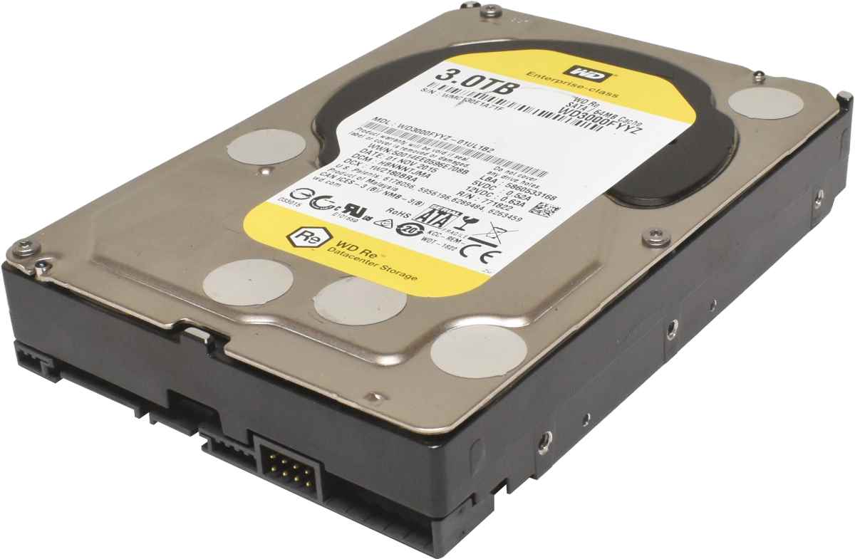 Western Digital RE 3TB 3.5" 7.2K SATA 6G HDD Festplatte WD3000FYYZ-01UL1B2 Western Digital RE 3TB 3.5" 7.2K SATA 6G HDD Festplatte WD3000FYYZ-01UL1B2