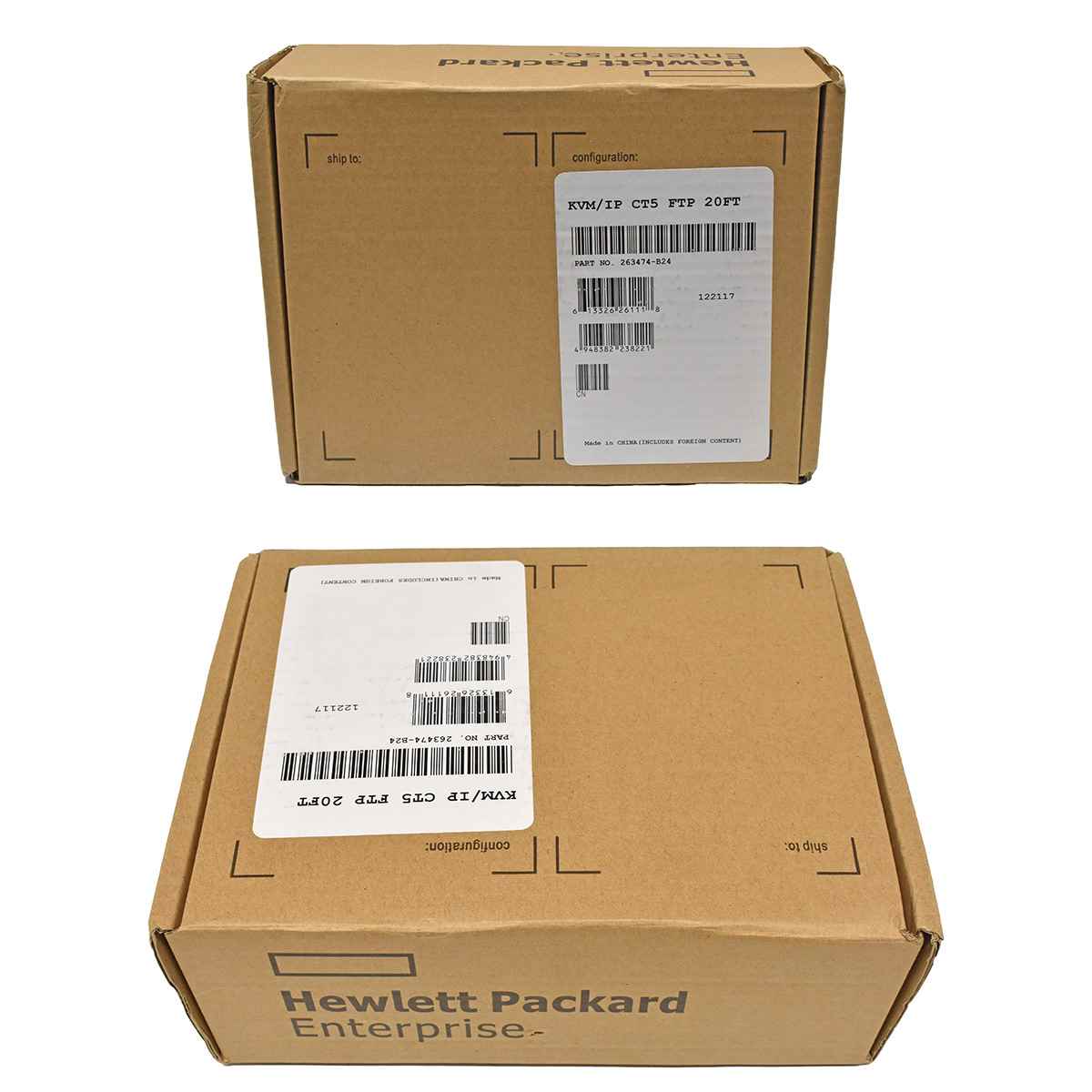 5-Pack HP 263474-B24 CAT5 KVM Cable RJ45 / RJ45 6m 5-Pack HP 263474-B24 CAT5 KVM Cable RJ45 / RJ45 6m