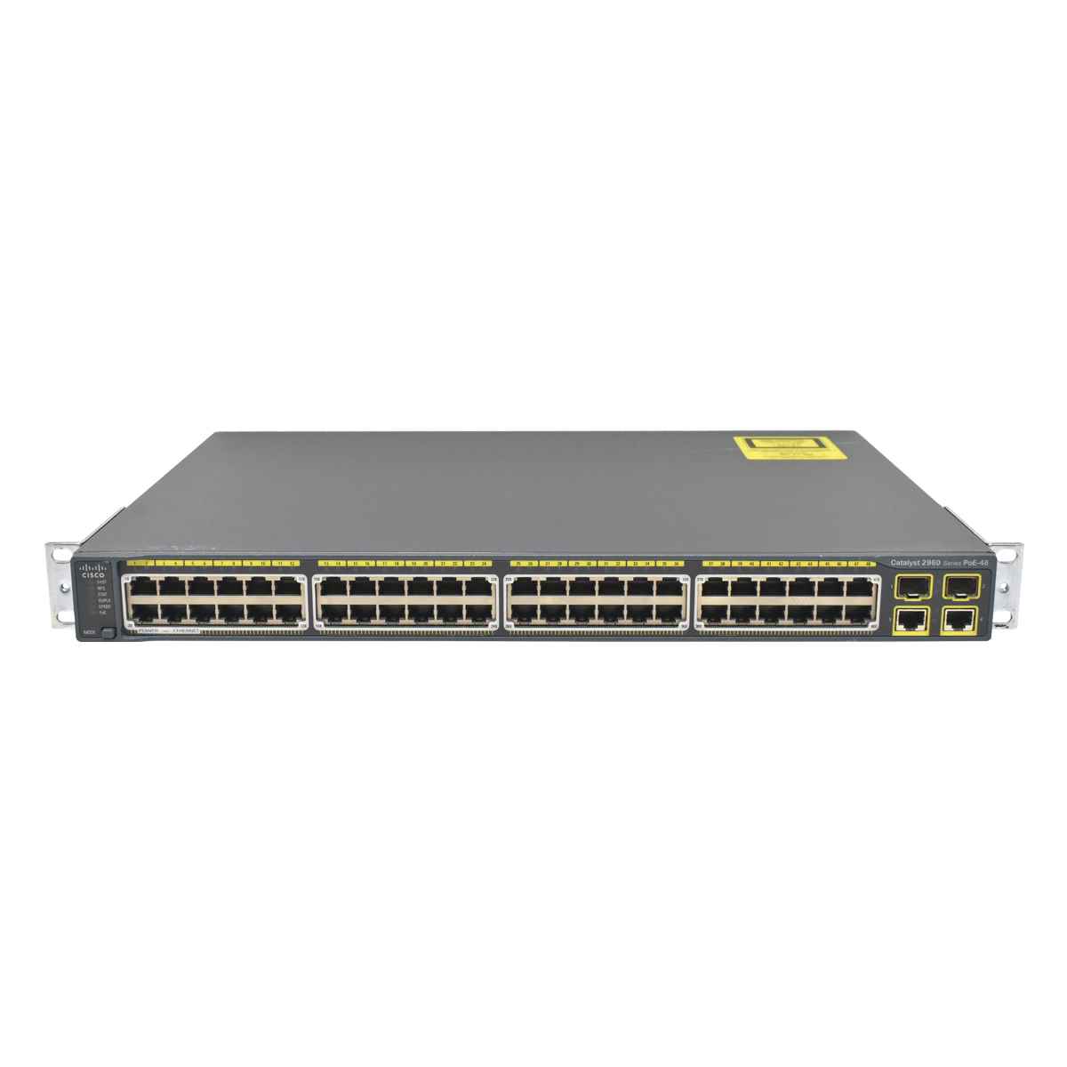 Cisco Catalyst WS-C2960-48PST-L 48-Port Fast Ethernet PoE Switch 2x1000Base-T 2xSFP Cisco Catalyst WS-C2960-48PST-L 48-Port Fast Ethernet PoE Switch 2x1000Base-T 2xSFP