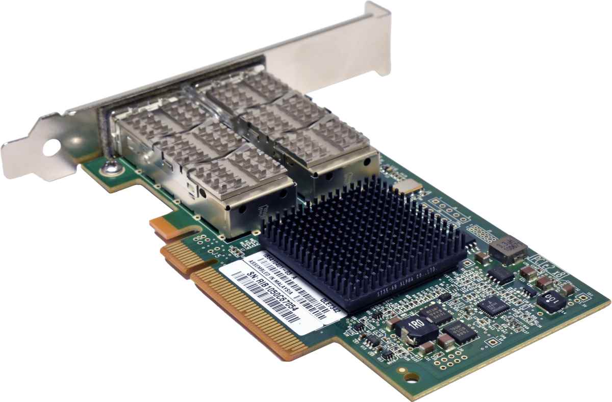 QLogic QLE7342 Dual-Port 40 GB QDR InfiniBand Server Adapter IB6410401-03 FP QLogic QLE7342 Dual-Port 40 GB QDR InfiniBand Server Adapter IB6410401-03 FP