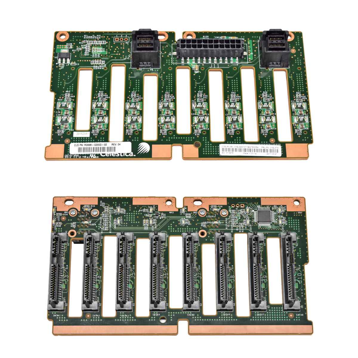 IBM FlashSystem V9000 SATA 8-Port Drive Backplane 01EJ374 R0998-G0003-02 + Kabel IBM FlashSystem V9000 SATA 8-Port Drive Backplane 01EJ374 R0998-G0003-02 + Kabel