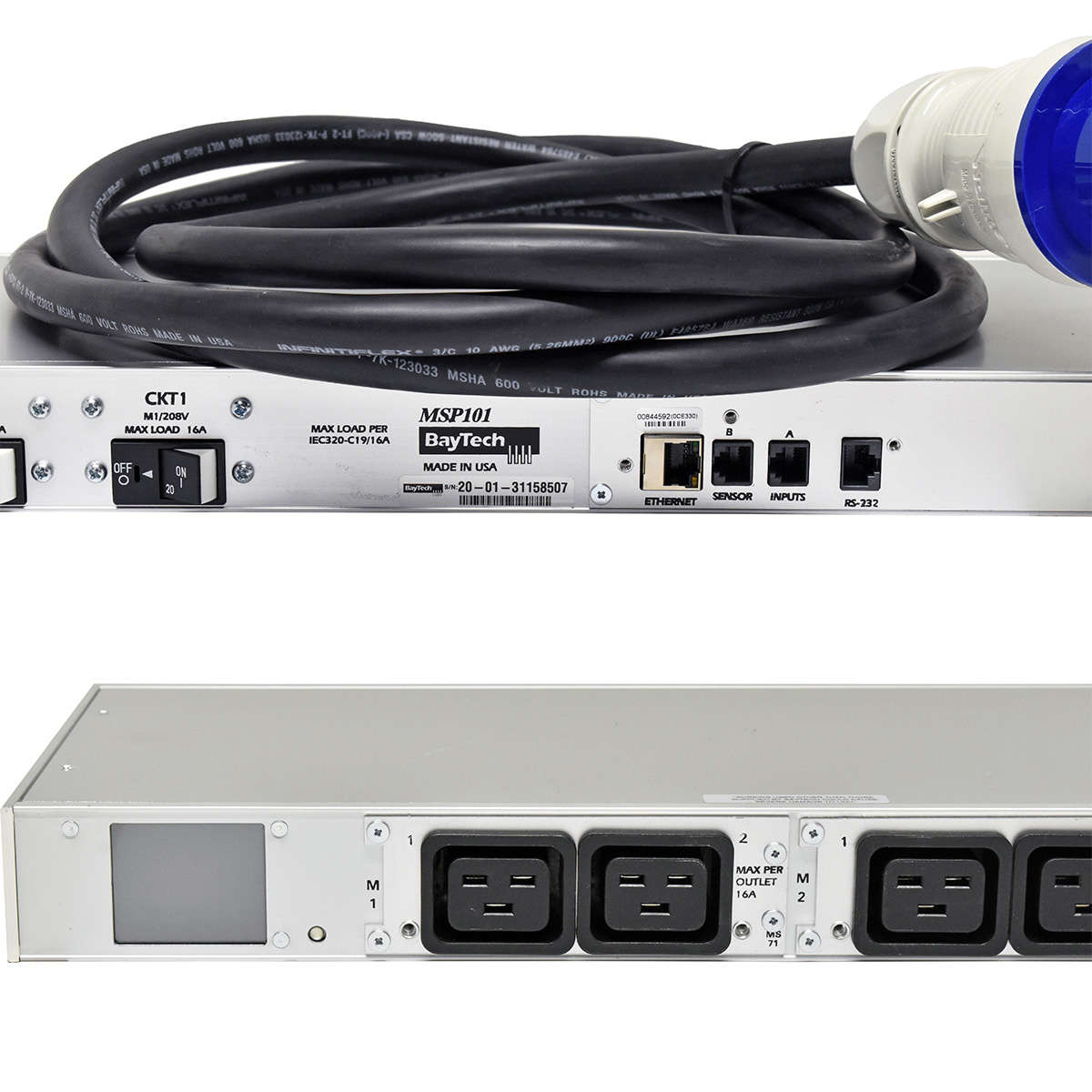 BayTech-MSP101-Rack-PDU-Single-Phase-230V-32A-4x-C-006.jpg BayTech MSP101 Rack PDU Single-Phase 230V 32A 4x C19 16A