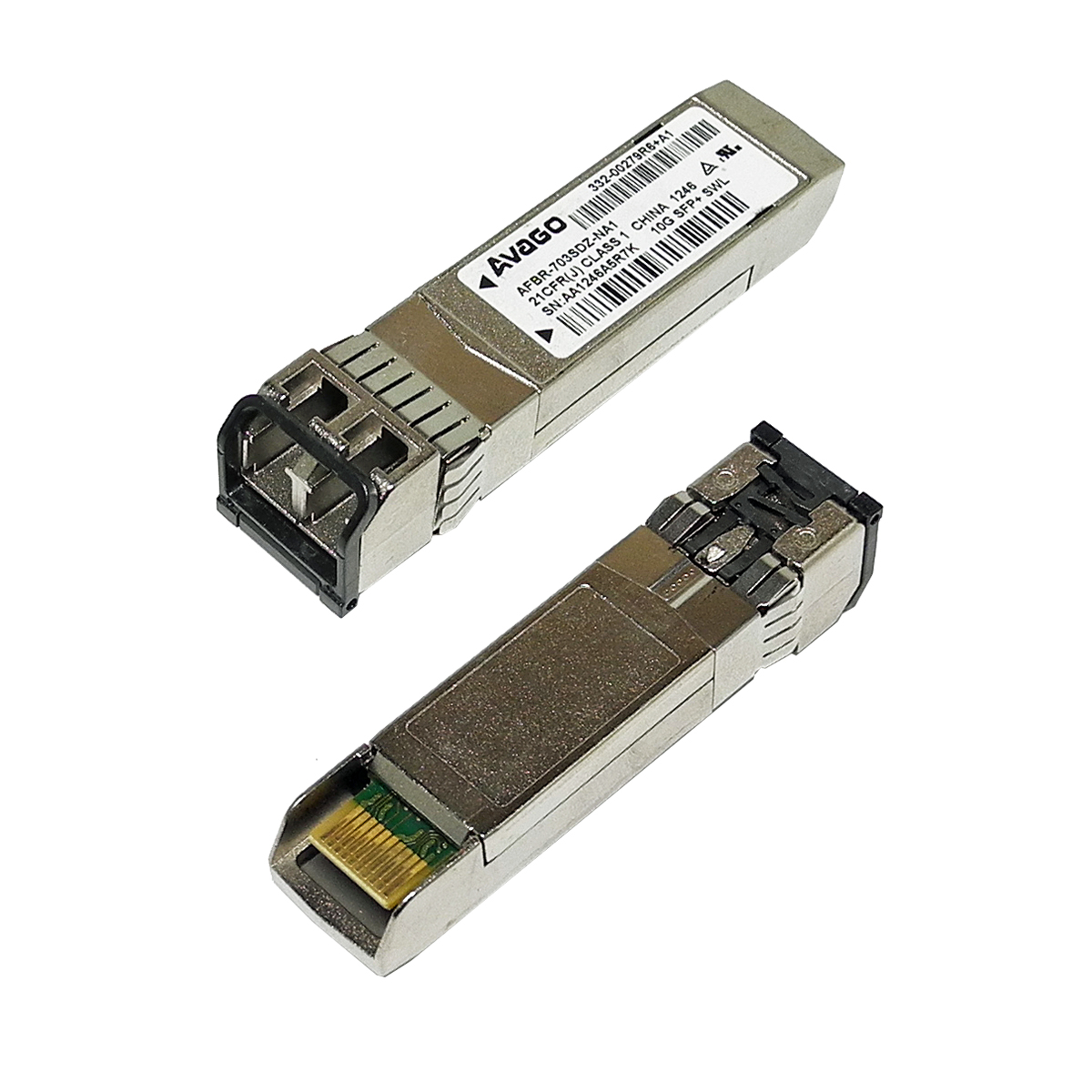 AVAGO NetApp AFBR-703SDZ-NA1 10 Gb FC SFP+ SW 850 nm Transceiver 332-00279R6+A1 AVAGO NetApp AFBR-703SDZ-NA1 10 Gb FC SFP+ SW 850 nm Transceiver 332-00279R6+A1