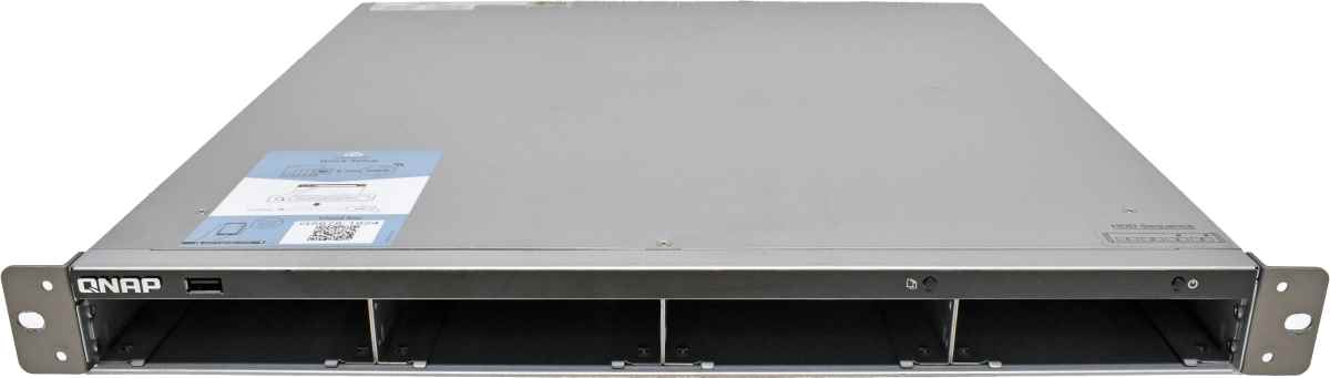 QNAP TS-463U-RP 4-Bay NAS Server AMD Quad-Core GX-420MC 2.0 GHz 4GB DDR3L RAM +Mini GBIC no HDDs Rack Ears