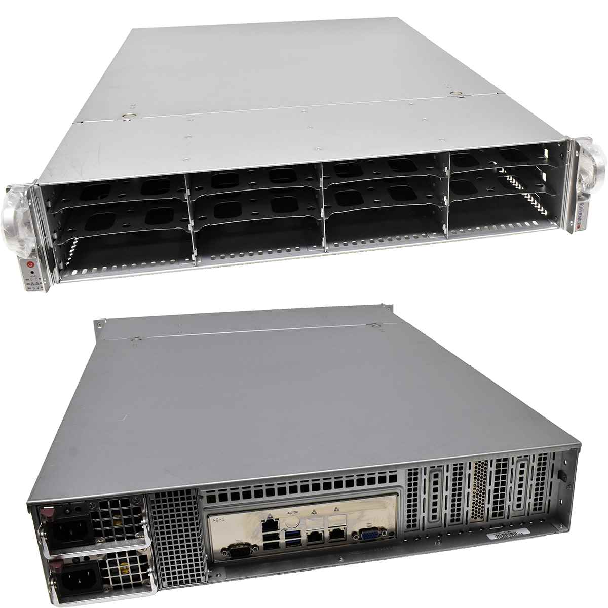 Supermicro CSE826 EPYC 7302P 16C 3GHz H11SSL-C Board 64GB RAM 12x 3,5Zoll Bay