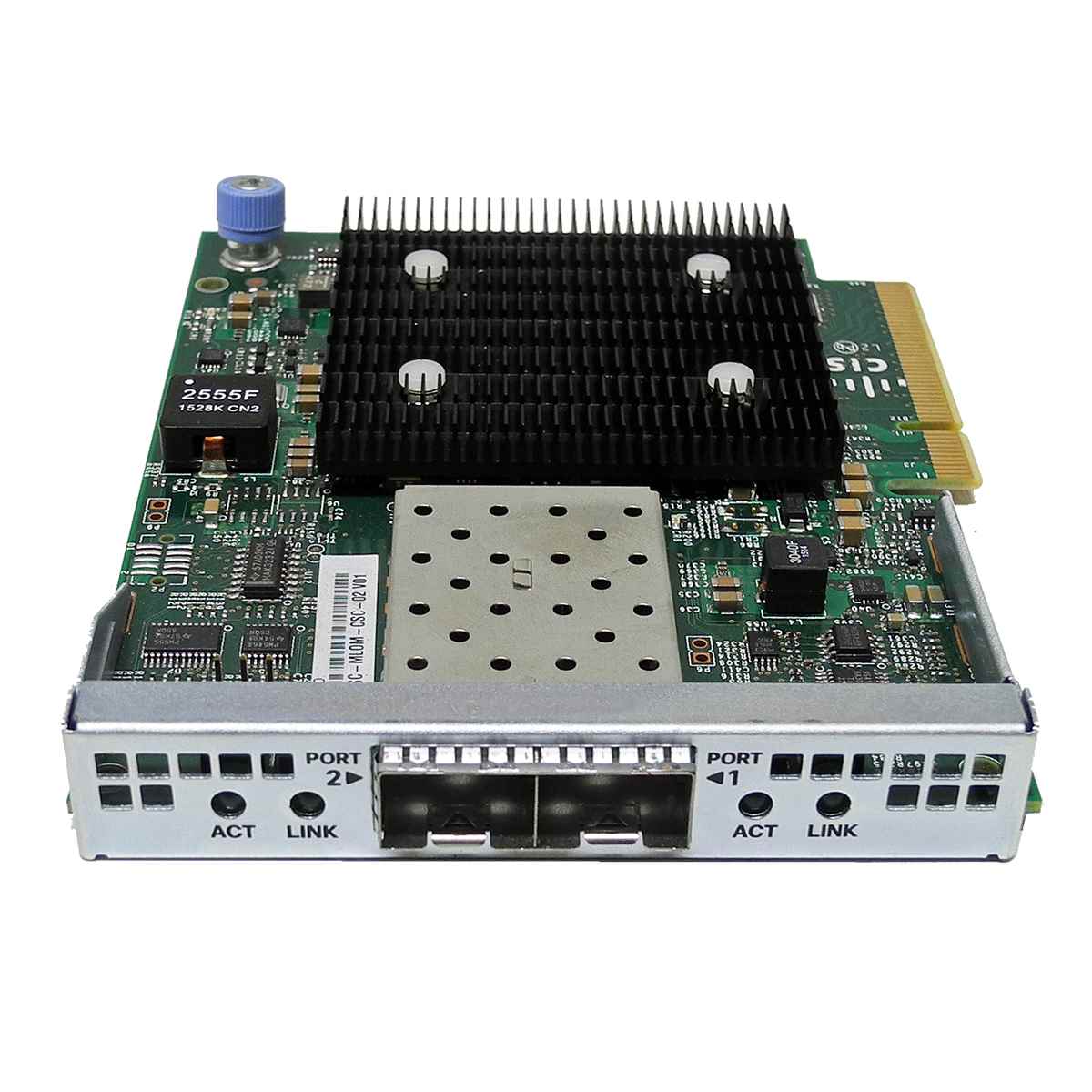 Cisco UCS VIC 1227 Dual-Port 10 Gb FC PCIe x8 Network Adapter 68-5264-01 A0 73-15890-03 A0 UCSC-MLOM-CSC-02 V01 Cisco UCS VIC 1227 Dual-Port 10 Gb FC PCIe x8 Network Adapter 68-5264-01 A0 73-15890-03 A0 UCSC-MLOM-CSC-02 V01