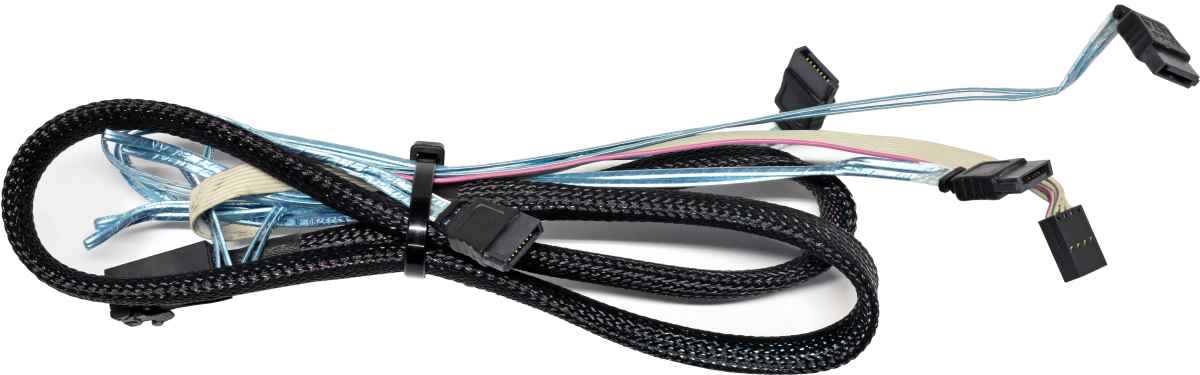 Supermicro 1m SA-F43S7PS-1M-N2 12G MiniSAS HD - 4 x SATA