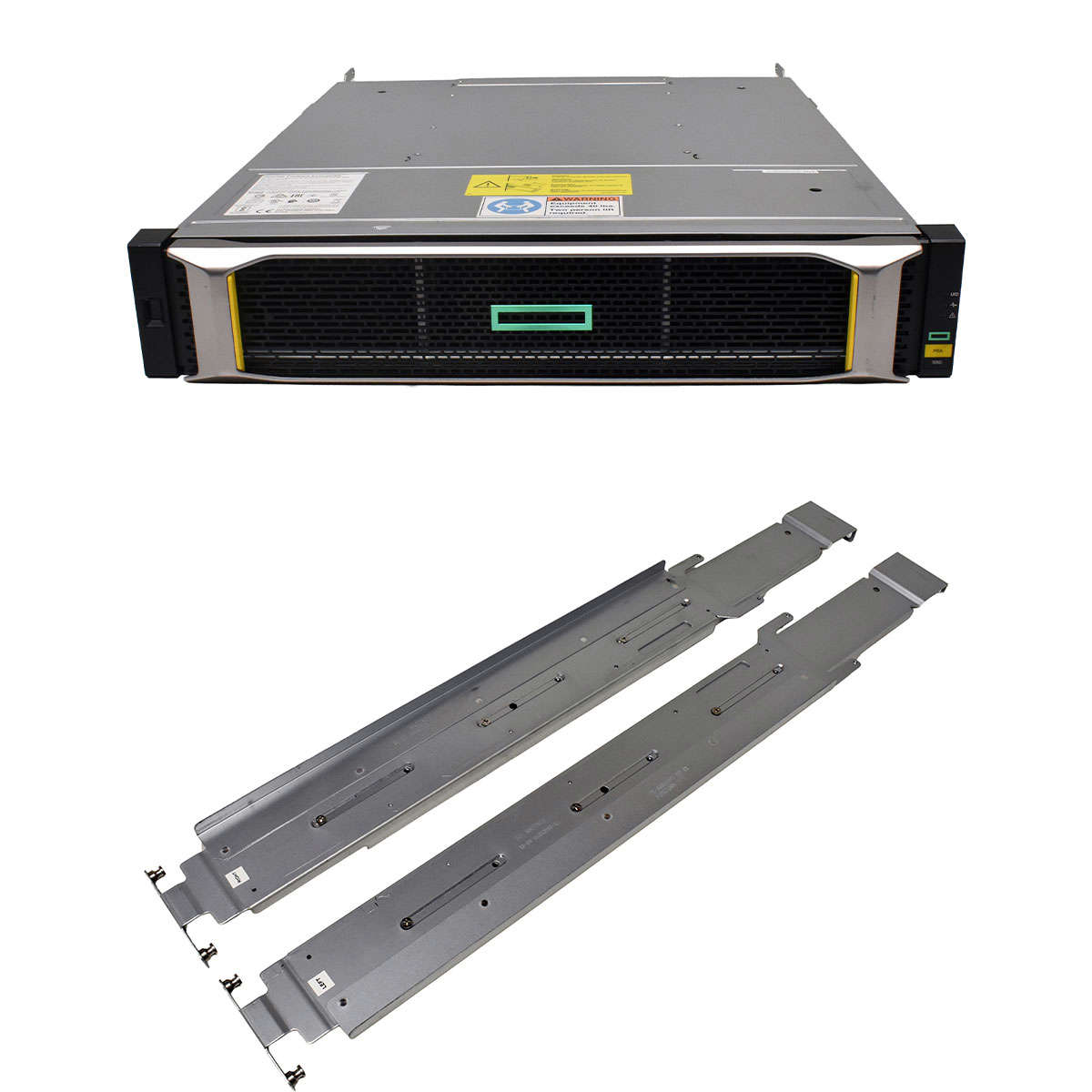 HP-MSA-1050-SAN-Storage-Q2R21A-2x-12G-Controller-8-001.jpg HP MSA 1050 SAN Storage Q2R21A 2x 12G Controller 880096-001 24x SFF 2.5 Rail Kit