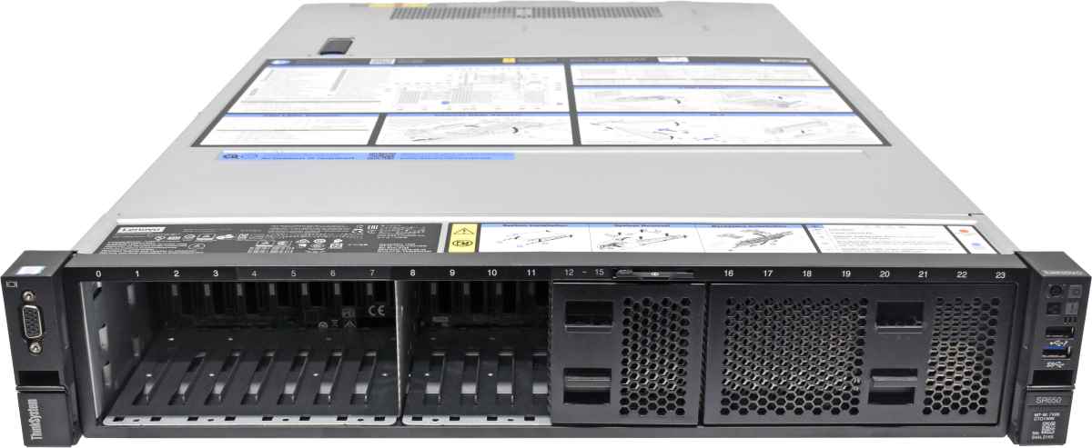 Lenovo ThinkSystem SR650 2x Platinum 8176 28C 2.10GHz 256GB PC4 16x SFF 2.5" Lenovo ThinkSystem SR650 2x Platinum 8176 28C 2.10GHz 256GB PC4 16x SFF 2.5"