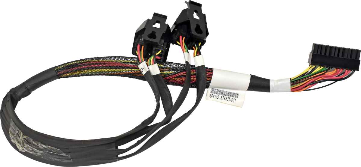 HP 870518-001 879835-001 0,4m FAN Power Cable 22 Pin - 4x6 Pin for Apollo R2x00 G10