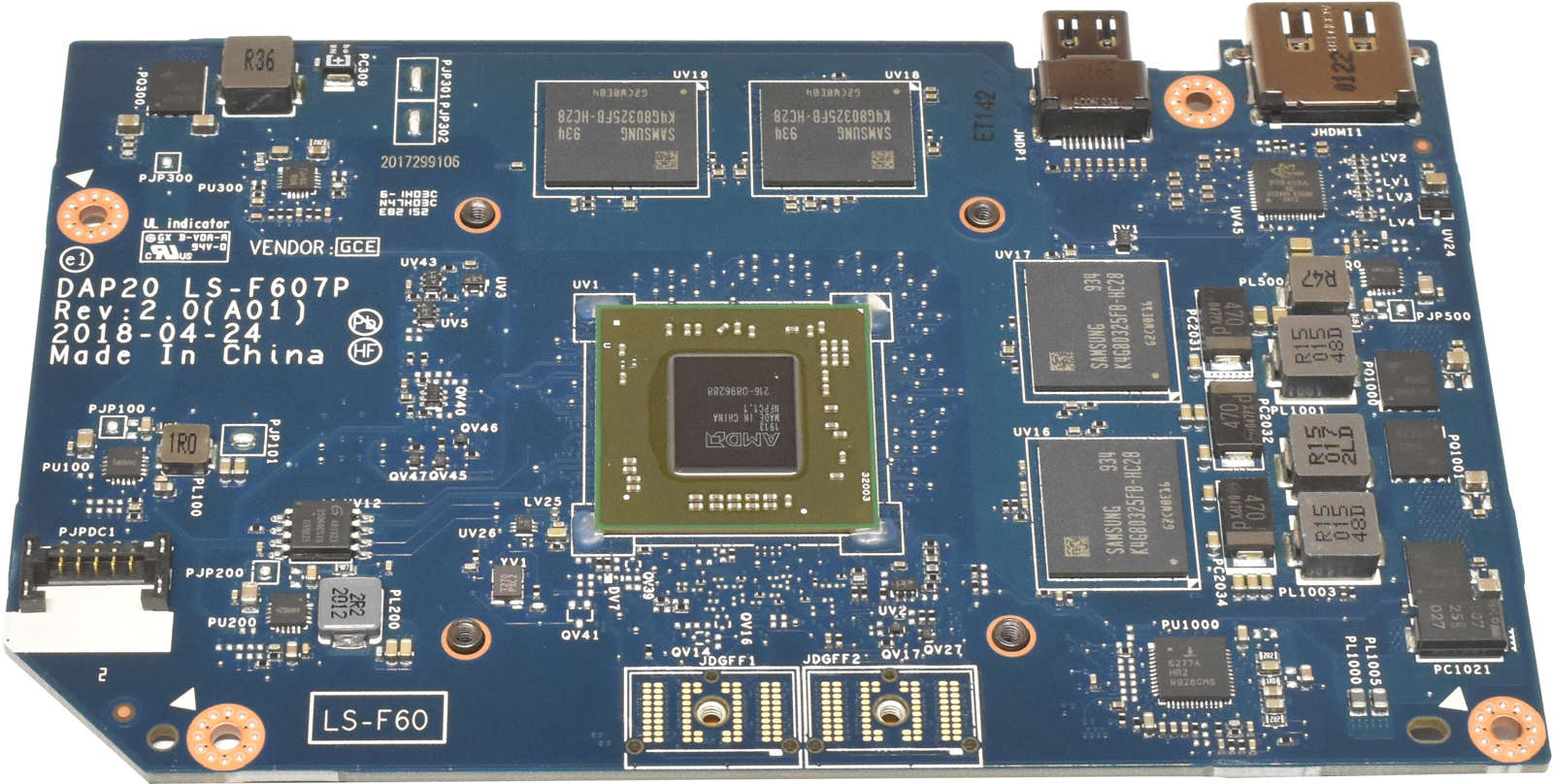 AMD Radeon Pro WX4150 DAP20 LS-F607P Grafikkarte 4GB GDDR5 mDP HDMI für Precision 7730 M7730
