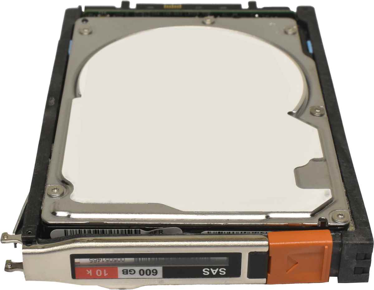 EMC HGST 600GB 2.5" 10k 6G SAS HDD Festplatte HUC101860CSS200 0B31814 mit EMC Rahmen