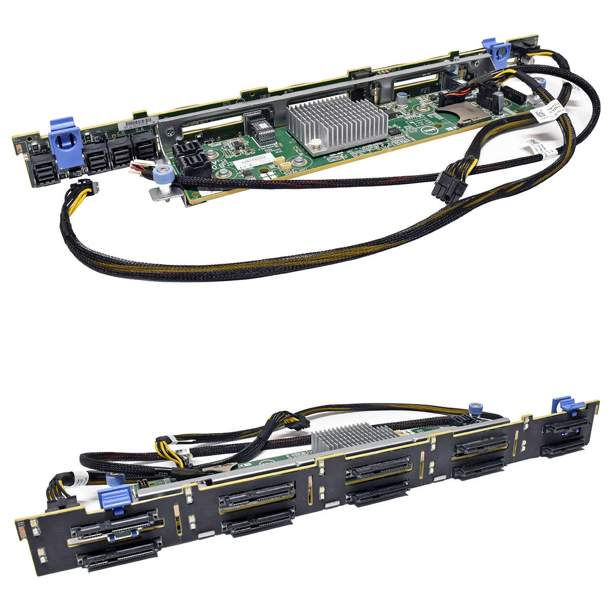 DELL-PowerEdge-R630-SAS-Backplane-Assembly-10x2-5-004.jpg DELL PowerEdge R630 SAS Backplane Assembly 10x2.5” 03XTYM 022VC9 0HRKY6 3x Kabel