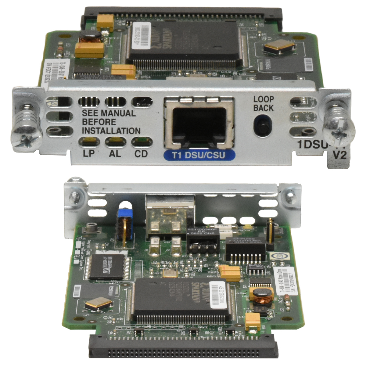Cisco WIC-1DSU-T1 V2 1-Port T1 Fractional DSU CSU WAN Interface Card 73-8346-05 Cisco WIC-1DSU-T1 V2 1-Port T1 Fractional DSU CSU WAN Interface Card 73-8346-05