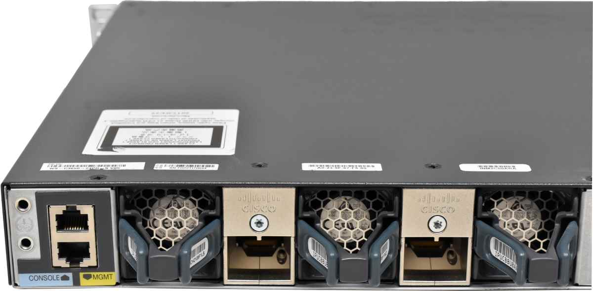 Cisco Catalyst WS-C3650-24PD-S 24-Port PoE+ RJ-45 GE Switch 2x 10G SFP+ 2x 1G SFP +Rack Ears Cisco Catalyst WS-C3650-24PD-S 24-Port PoE+ RJ-45 GE Switch 2x 10G SFP+ 2x 1G SFP +Rack Ears
