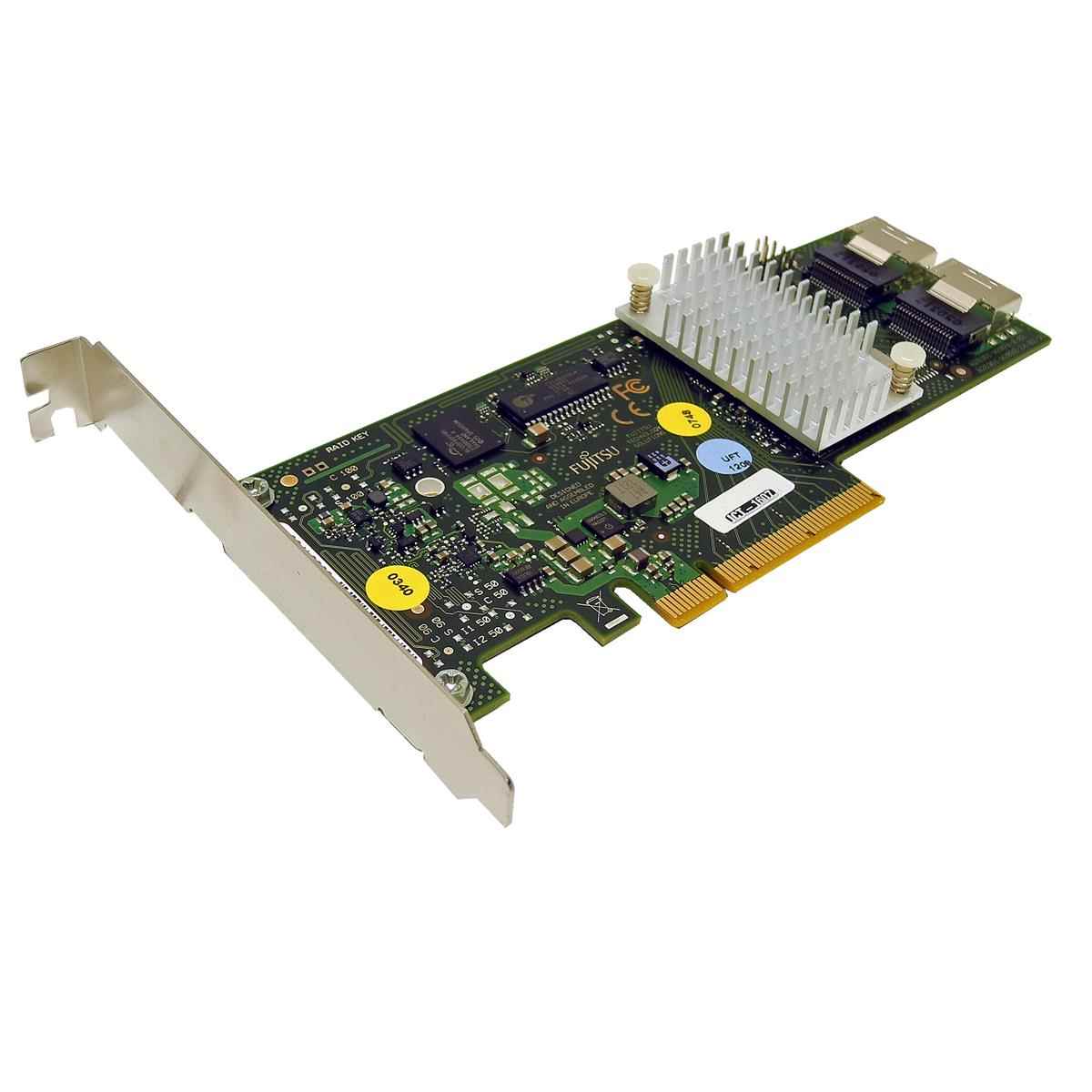 Fujitsu Primergy D2607-A21 GS 1 Dual-Port 6 Gb PCIe x8 SAS RAID Controller FP Fujitsu Primergy D2607-A21 GS 1 Dual-Port 6 Gb PCIe x8 SAS RAID Controller FP