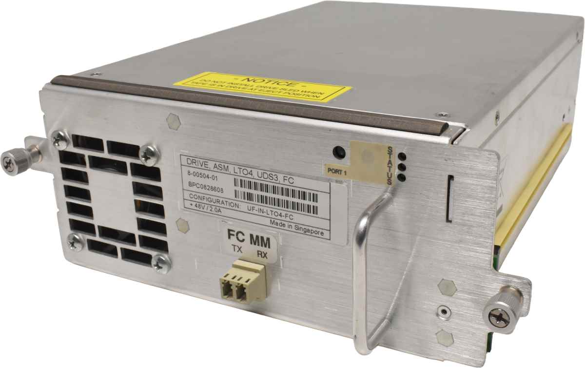 Quantum 8-00504-01 DRV ASM LTO-4 UDS3 FC 4G Tape Drive Quantum 8-00504-01 DRV ASM LTO-4 UDS3 FC 4G Tape Drive