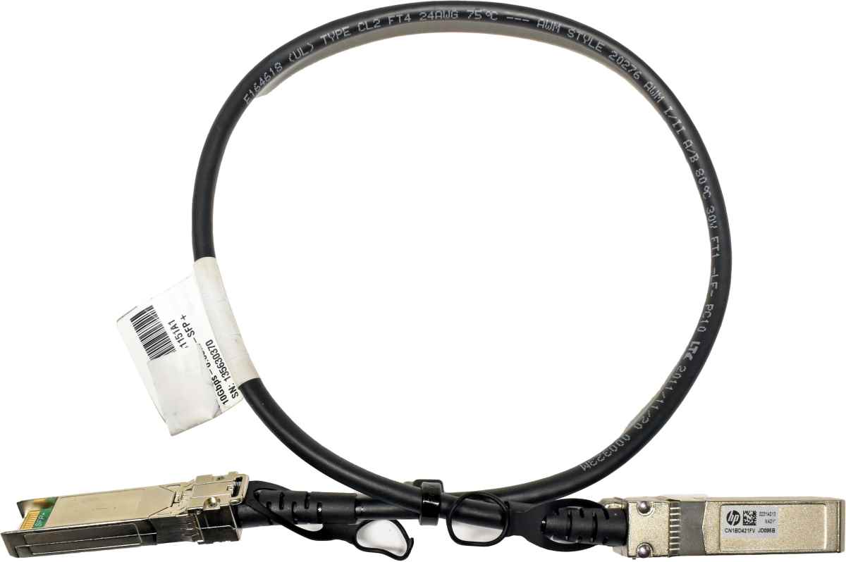 HP JD095BRU LSWM1STK 10Gbps 0,65m SFP+ - SFP+ Datenkabel HP JD095BRU LSWM1STK 10Gbps 0,65m SFP+ - SFP+ Datenkabel