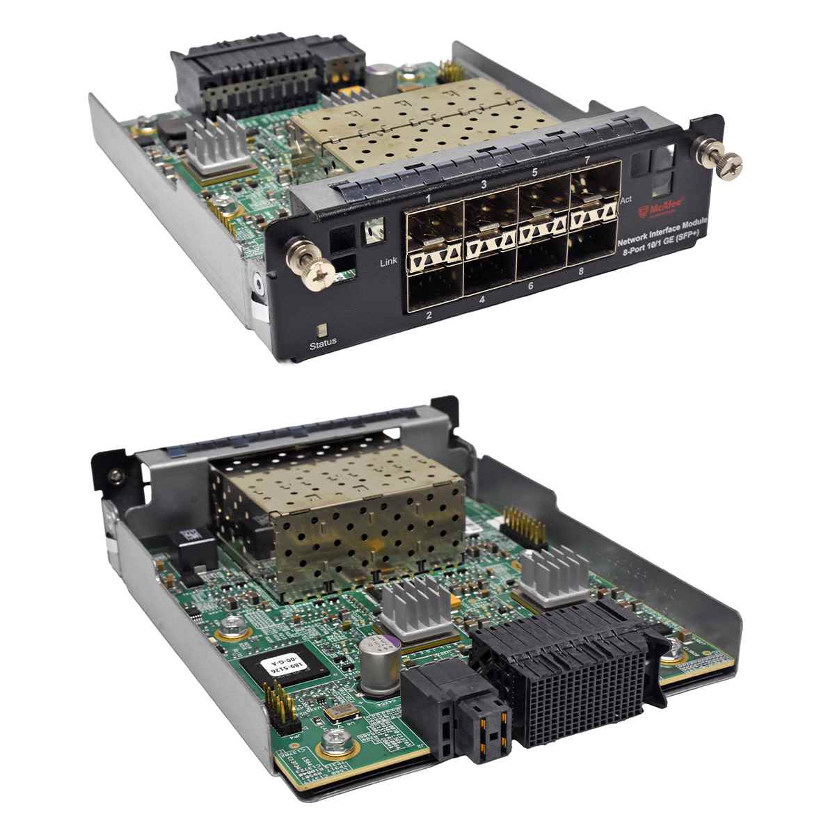 McAfee IAC-8P10NET-MOD 610-2050-00 8-Port 1/10GE SFP+ Interface Module for NS9100 NS9200 NS9300