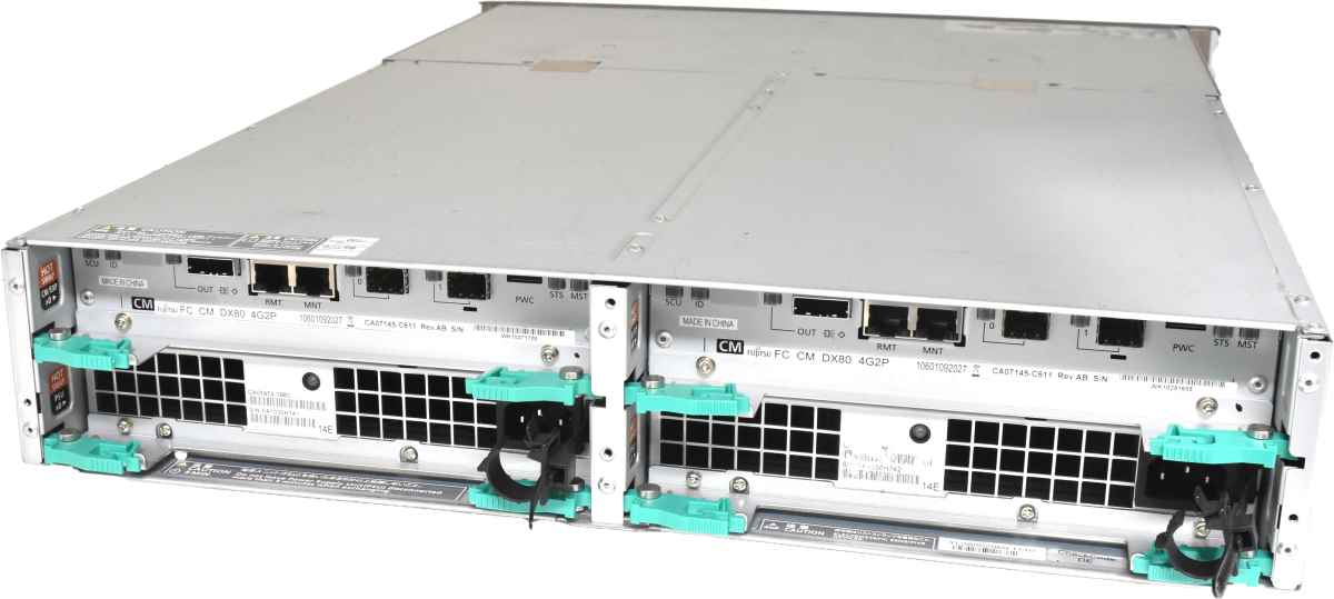 Fujitsu Eternus Storage DX80 FTS: ET08F22AG 12 Bay 3,5" 2x CA07145-C611 2x PSU