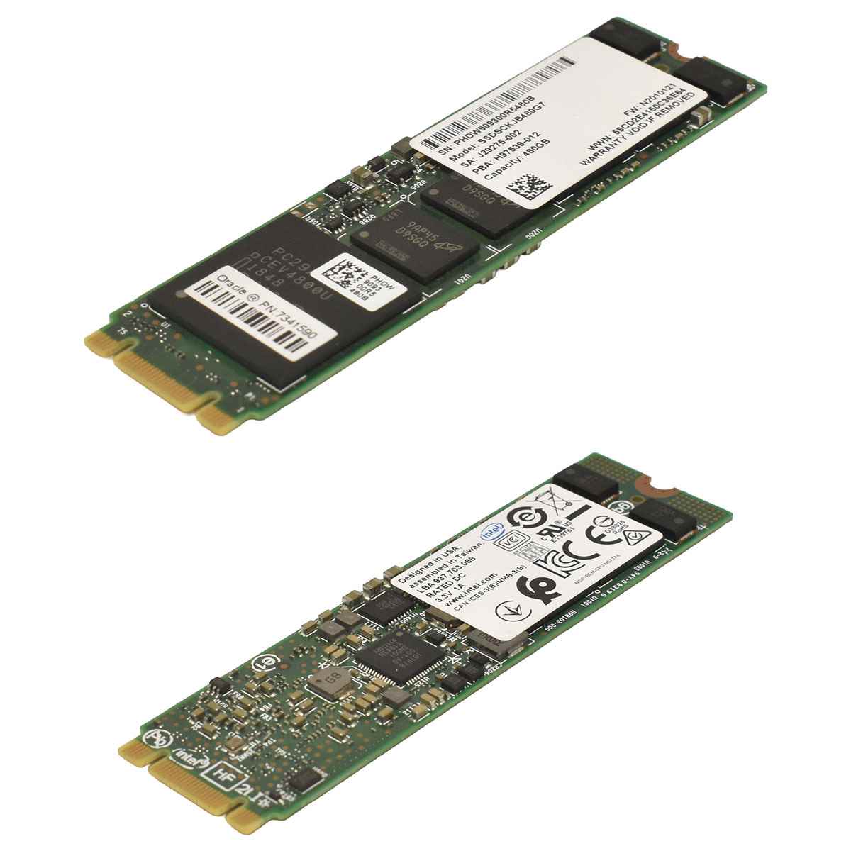 Intel Oracle SSDSCKLB480G7 SSD 480GB M.2 2280 SATA 6G 7341590