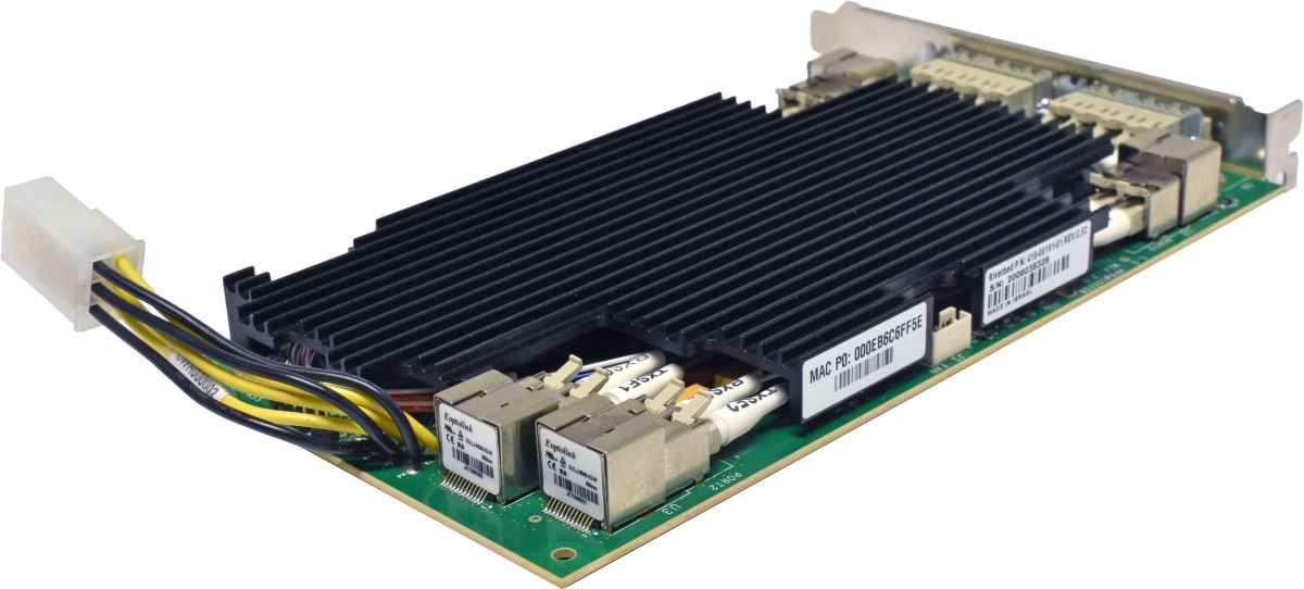 Riverbed Quad-Port NIC-1-010G-4SR-BP 410-00191-01 SR Fibre 10G PCIe x8