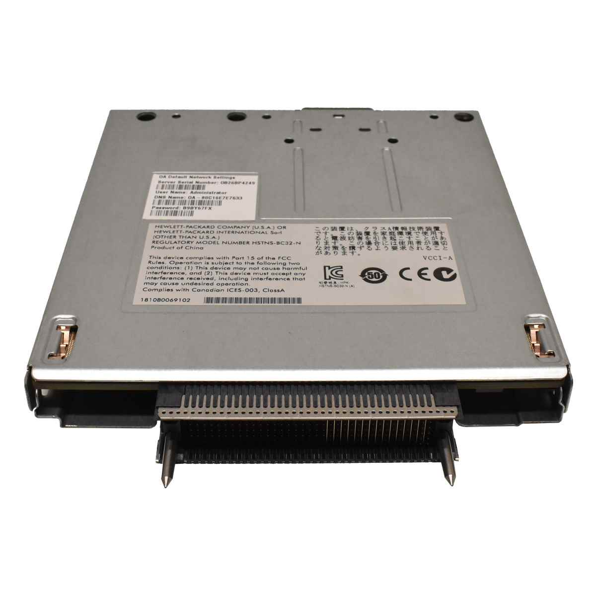 HP 459526-001 Onboard Administrator Modul mit KVM option SP# 503826-001 für C7000 HP 459526-001 Onboard Administrator Modul mit KVM option SP# 503826-001 für C7000