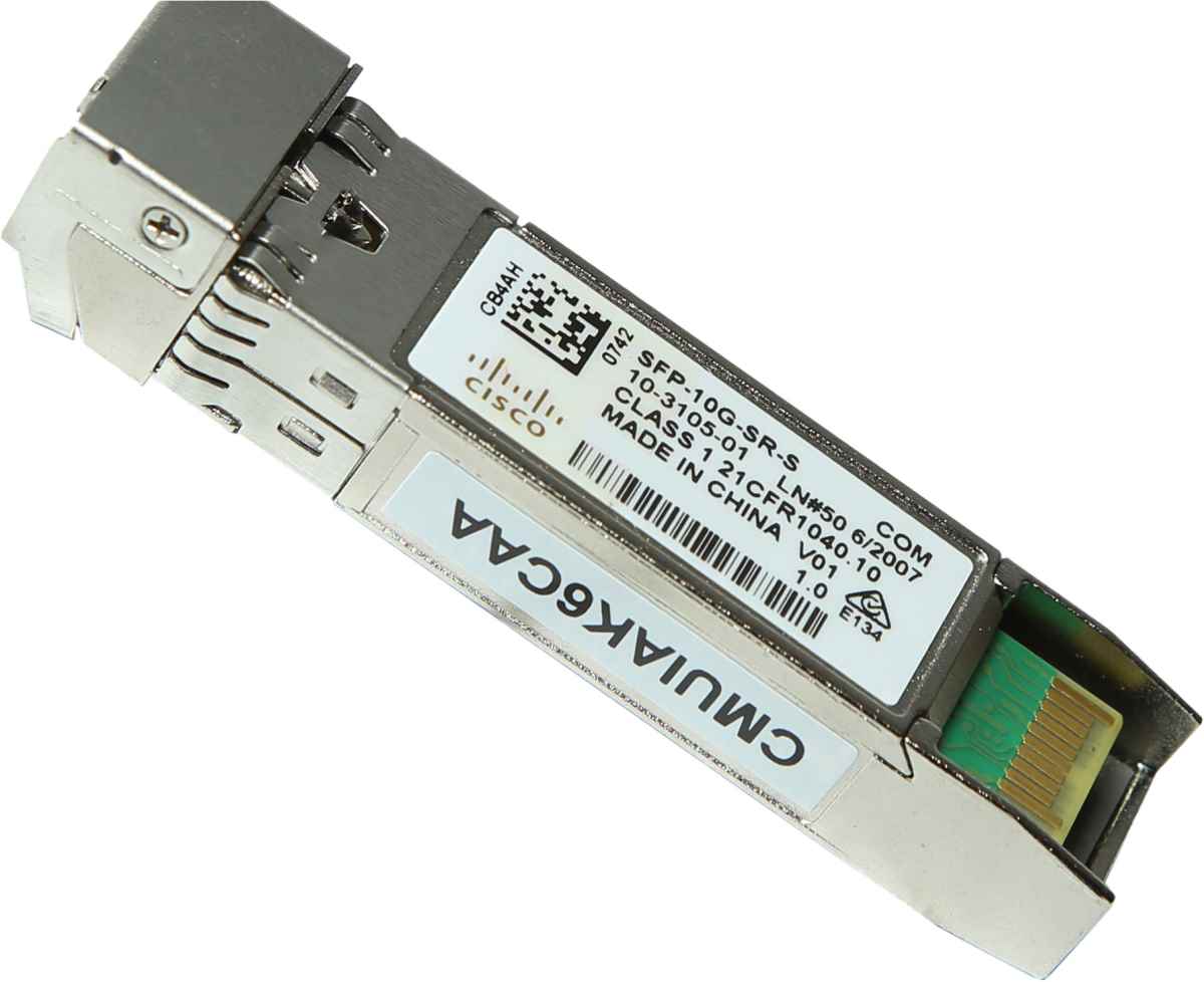 Cisco GBIC SFP-10G-SR-S SR SFP+ 10GB Transceiver Module 10-3105-01 Cisco GBIC SFP-10G-SR-S SR SFP+ 10GB Transceiver Module 10-3105-01