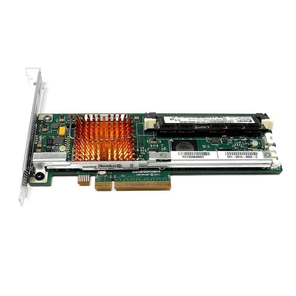 Datadomain DDU-DDNVRAM 2GB PCIe x8 NVRAM Controller 510-0327-0006-A EMC DD860 FP Datadomain DDU-DDNVRAM 2GB PCIe x8 NVRAM Controller 510-0327-0006-A EMC DD860 FP