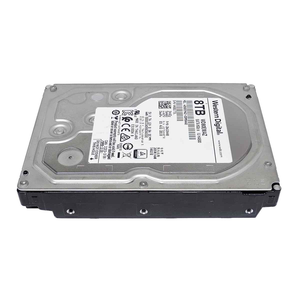 Western Digital WD80EMAZ- 00M9AA0 8TB 3.5" 5.4K 6G SATA HDD Festplatte Western Digital WD80EMAZ- 00M9AA0 8TB 3.5" 5.4K 6G SATA HDD Festplatte