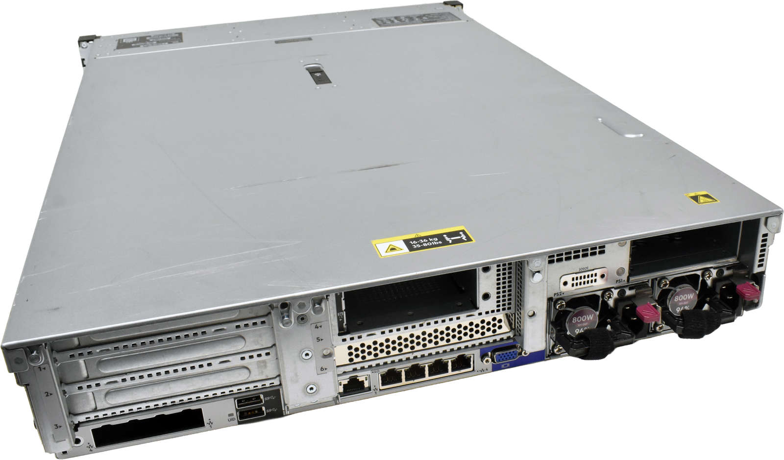 HP ProLiant DL380 G10 2U ohne CPU 2x Kühler 0GB RAM DDR4 28x SFF 2,5 P816i-a Expander
