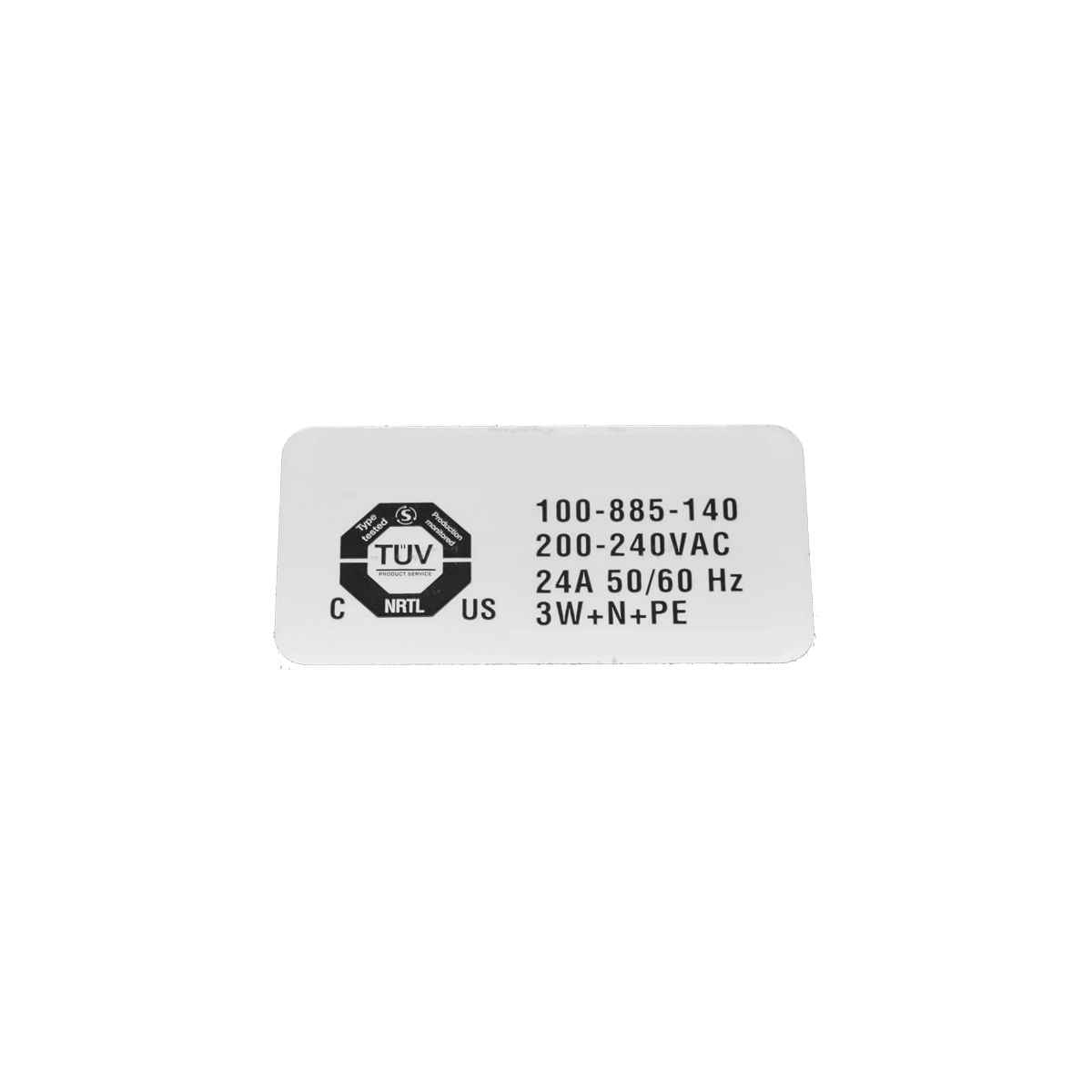 EMC 100-885-140 IEC60309 Netzteil Power Supply 24A 50/60 Hz 3W-N-PE EMC 100-885-140 IEC60309 Netzteil Power Supply 24A 50/60 Hz 3W-N-PE