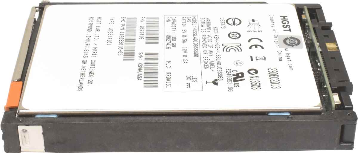 EMC HGST 100GB 10K SAS 6G 2.5" SSD HUSSL4010BSS600 0B27416 005050365 EMC HGST 100GB 10K SAS 6G 2.5" SSD HUSSL4010BSS600 0B27416 005050365