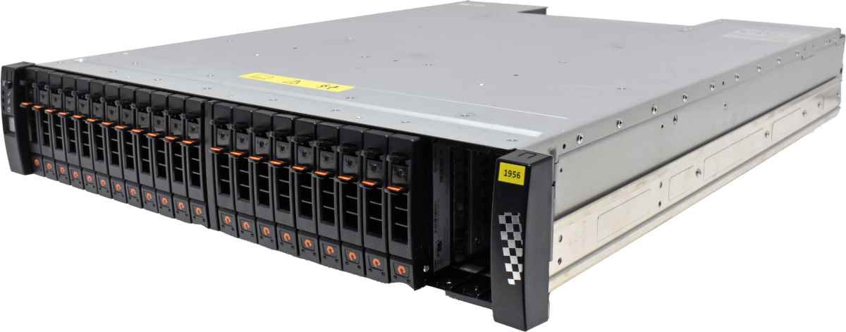 HP XYRATEX Compellent Enclosure EB-2425 1019221-01 2U 2x 12G SAS Controller 24x 2,5" Bay 2x PSU