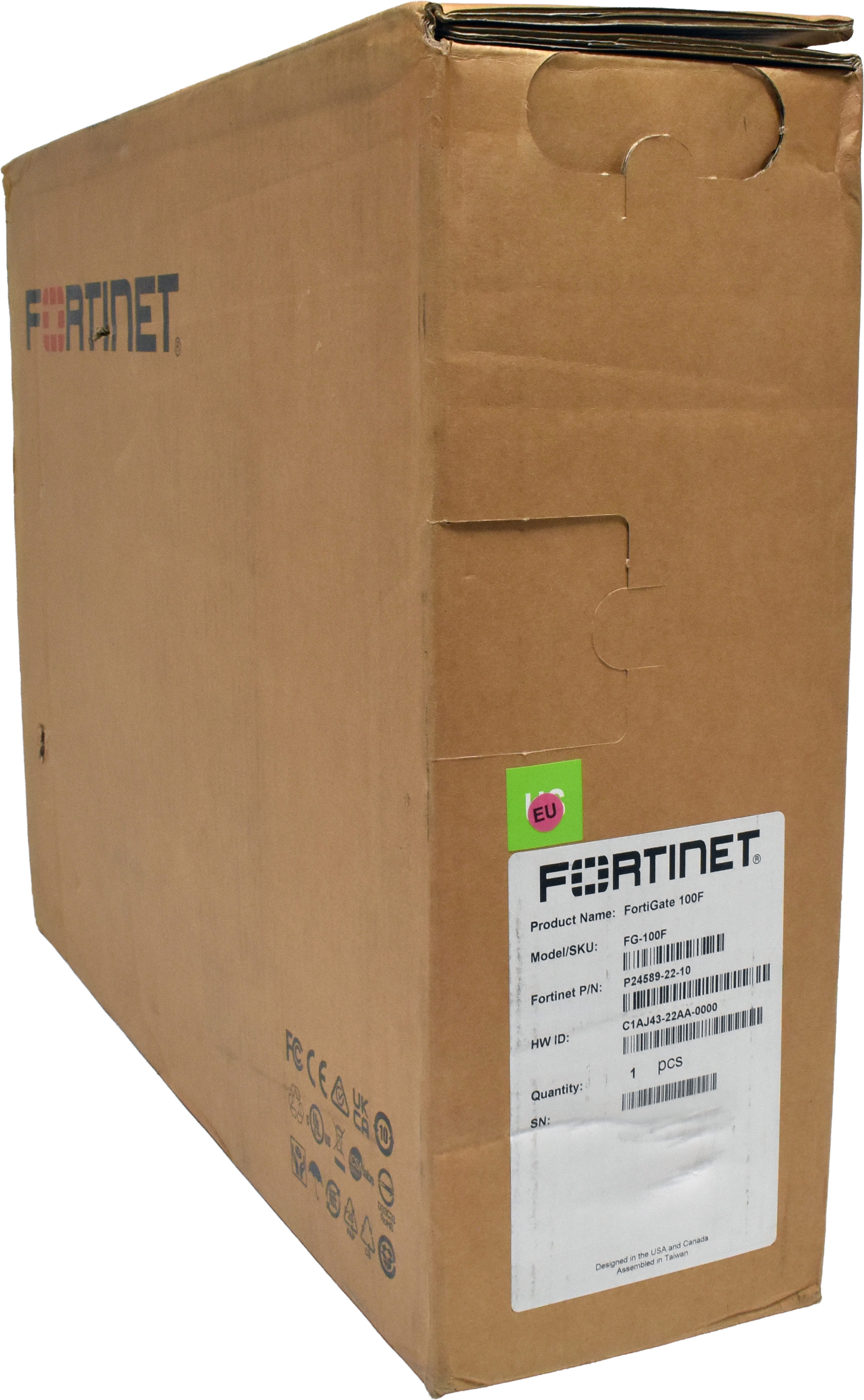 Fortinet FortiGate 100F Firewall FG-100F 16-Port RJ-45 GE 8x SFP 2x SFP+ NEW NEU - 4.jpg Fortinet FortiGate 100F Firewall FG-100F 16-Port RJ-45 GE 8x SFP 2x SFP+ NEW NEU