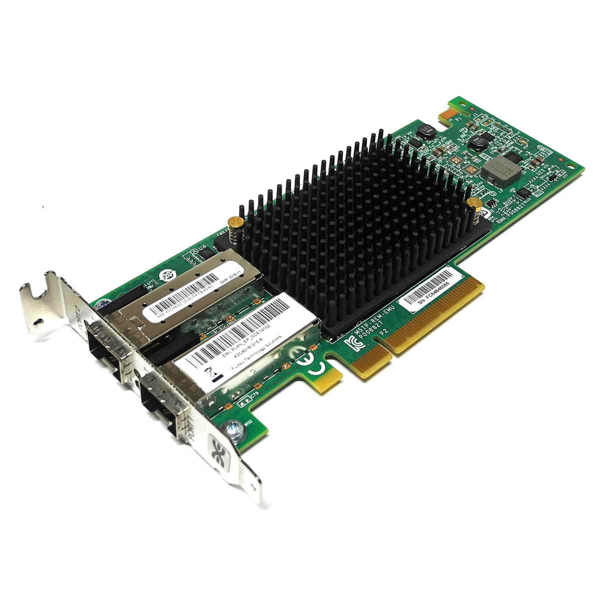 Fujitsu Emulex LPE16002 Dual-Port 10Gb/s PCIe x8 FC Host Bus Adapter LP Fujitsu Emulex LPE16002 Dual-Port 10Gb/s PCIe x8 FC Host Bus Adapter LP