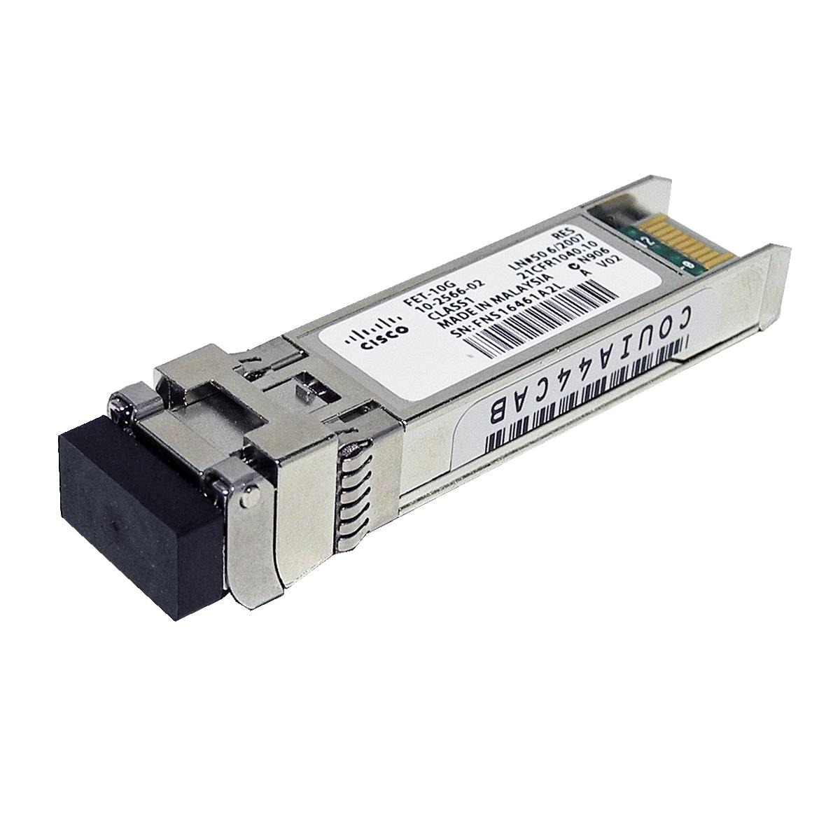 Cisco original FET-10G SFP+ 10GbE Transceiver PN 10-2566-02 COUIA44CAB Cisco original FET-10G FC SFP+ 10GbE Transceiver PN 10-2566-02 COUIA44CAB