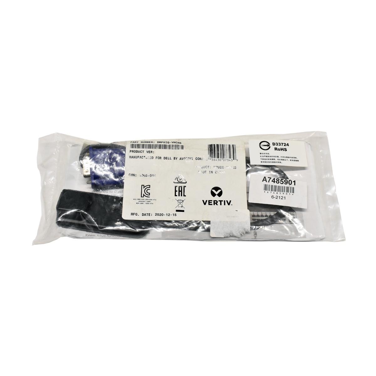 Vertiv DMPUIQ-VMCHS Server Interface Module for Avocent MergePoint Unity NEW NEU Vertiv DMPUIQ-VMCHS Server Interface Module for Avocent MergePoint Unity NEW NEU