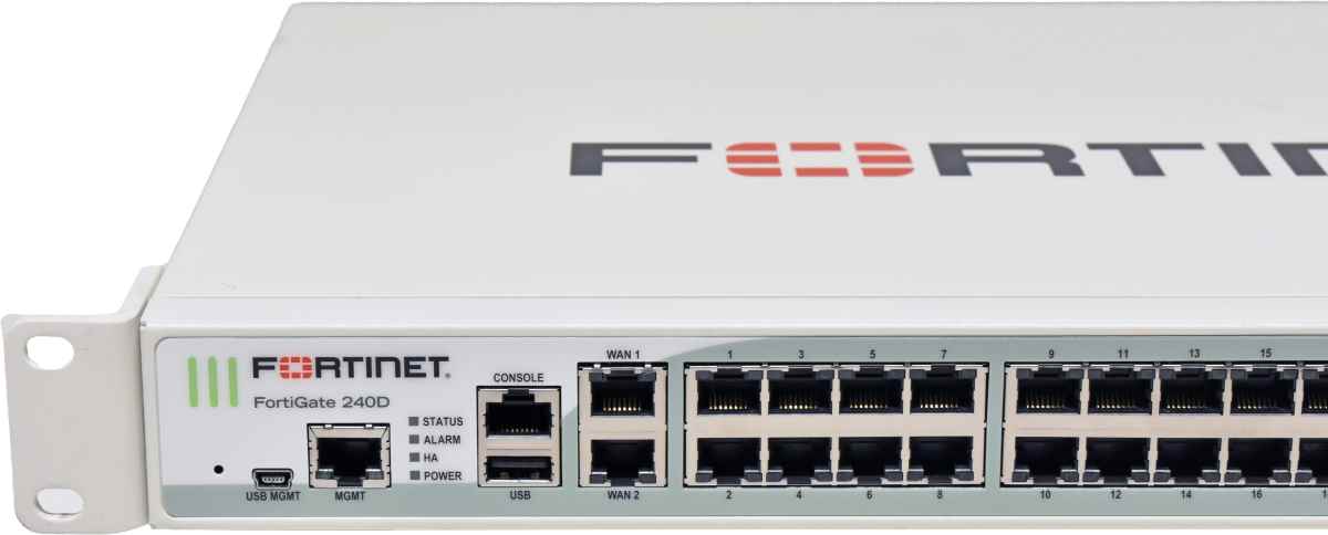 Fortinet FortiGate 240D FG-240D 40-Port RJ-45 GE 2x WAN RJ-45 GE 2x SFP GE Fortinet FortiGate 240D FG-240D 40-Port RJ-45 GE 2x WAN RJ-45 GE 2x SFP GE